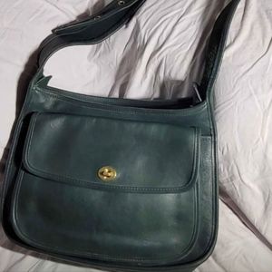 Vintage Coach Taft Bag №9980 in Bottle Green